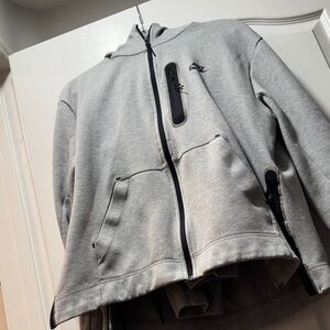 Nike Kids Gray Jacket with Black Details